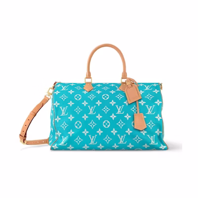 Louis Vuitton Speedy P9 Bandouliere 50 Turquoise