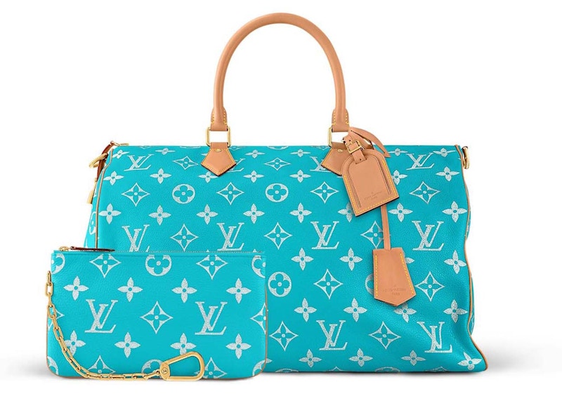 Order Louis Vuitton Speedy P9 Bandouliere 50 Biru Toska