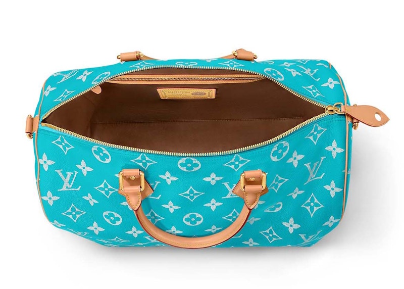 Lookbook Louis Vuitton Speedy P9 Bandouliere 50 Biru Toska