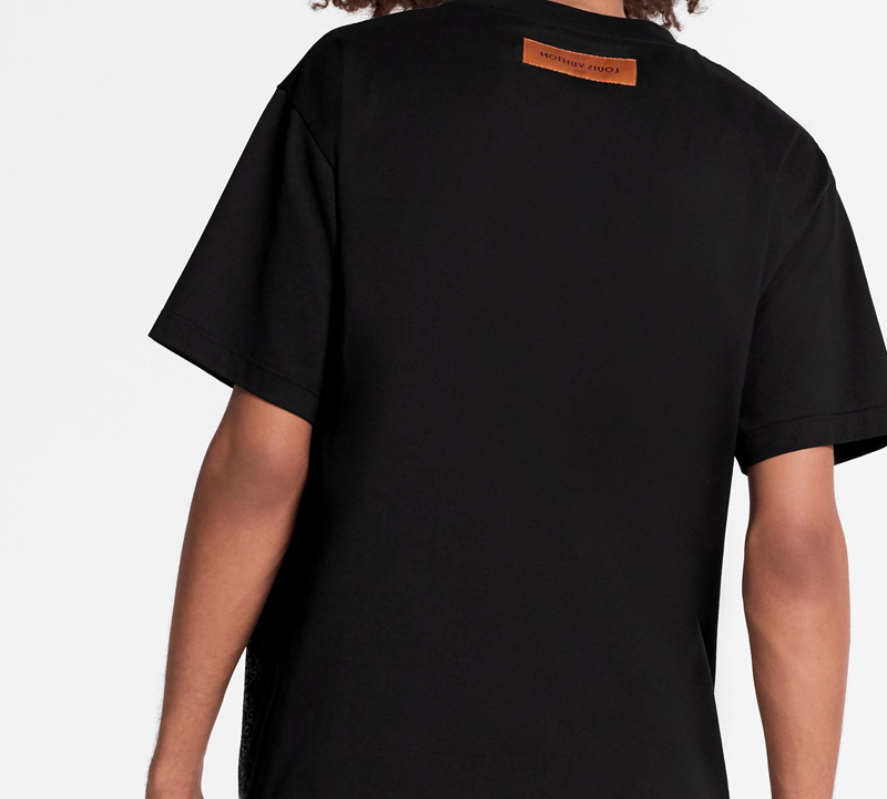 Louis Vuitton Spray Chain Print Short Sleeve T-Shirt Black 1A5VS 圖 4