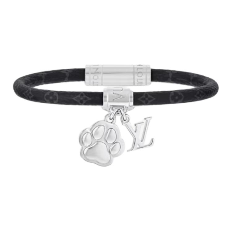 Order LOUIS VUITTON Spring 25 Gelang Kanvas Monogram Hitam Lelaki M8879D