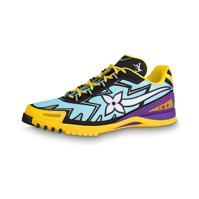 LV Sprint Sneaker 'Blue Yellow Purple Patchwork'