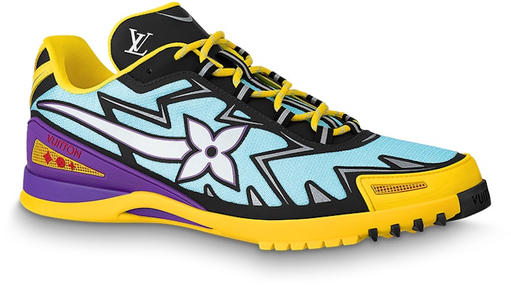 Louis Vuitton Sprint Sneaker 'Biru Kuning Ungu Patchwork' 1A98Z4 Order Louis Vuitton Sprint Sneaker 'Biru Kuning Ungu Patchwork' 1A98Z4
