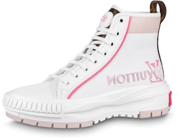 Louis Vuitton Squad Sneaker Boot 'White Pink' 1AACV4 Louis Vuitton Squad Sneaker Boot 'White Pink' 1AACV4