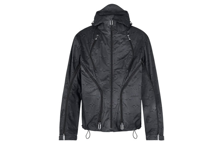 Louis Vuitton SS21 2054 Lightweight Zip-Up Waist Jacket Black Men’s 1A8HWC