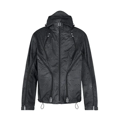 Louis Vuitton SS21 2054 Lightweight Zip-Up Waist Jacket Black Men’s 1A8HWC