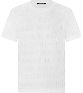 LOUIS VUITTON SS21 Kaos Pria Crewneck Logo 3D Putih. 1A8WW9 Order LOUIS VUITTON SS21 Kaos Pria Crewneck Logo 3D Putih. 1A8WW9