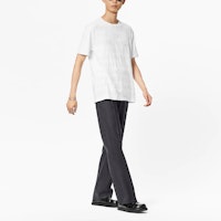 路易威登 SS21 3D 標誌男士白色圓領短袖 T 恤 1A8WW9 Lookbook 路易威登 SS21 3D 標誌男士白色圓領短袖 T 恤 1A8WW9