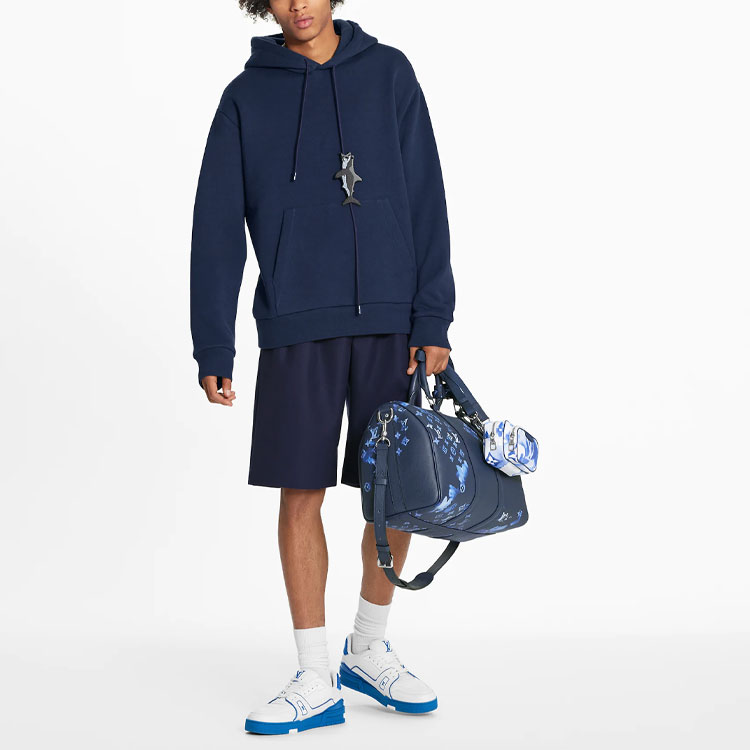 LOUIS VUITTON SS21 Beaded Shark Hoodie Blue . 1A8R2R 圖 5