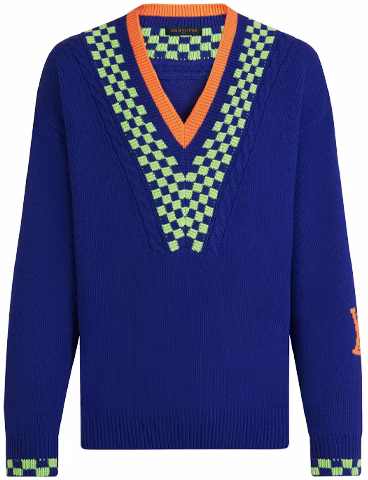 louis-vuitton-ss-21-blue-damier-jacquard-wool-v-neck-sweater-for-men-1-a8-p3-s