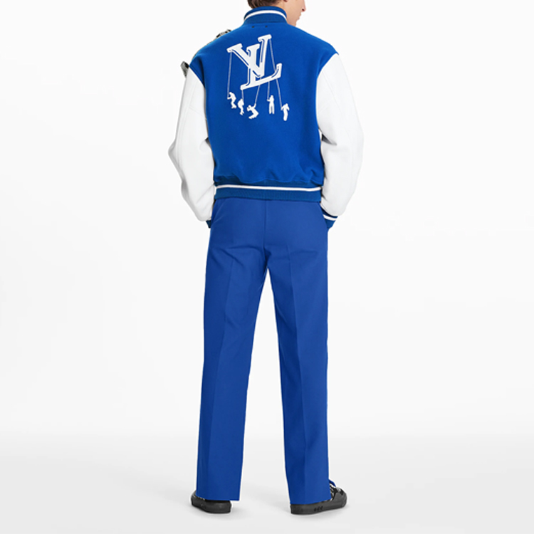 Louis Vuitton SS21 Blue Doll Baseball Jacket 1A8POI 圖 4