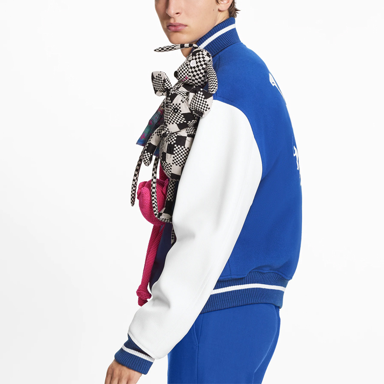 Louis Vuitton SS21 Blue Doll Baseball Jacket 1A8POI 圖 5