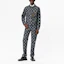 Lookbook Chaqueta de Manga Larga Louis Vuitton SS21 Checkerboard Denim Negra para Hombre. 1A8WBL