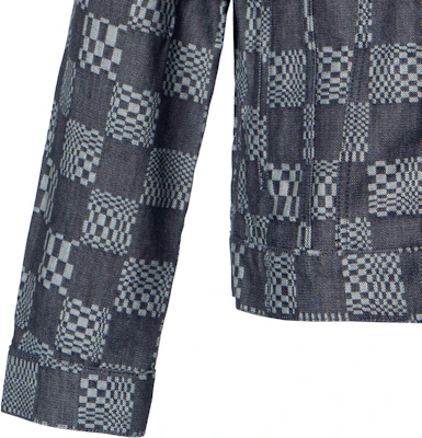 Chaqueta de Manga Larga Louis Vuitton SS21 Checkerboard Denim Negra para Hombre. 1A8WBL Purchase Chaqueta de Manga Larga Louis Vuitton SS21 Checkerboard Denim Negra para Hombre. 1A8WBL