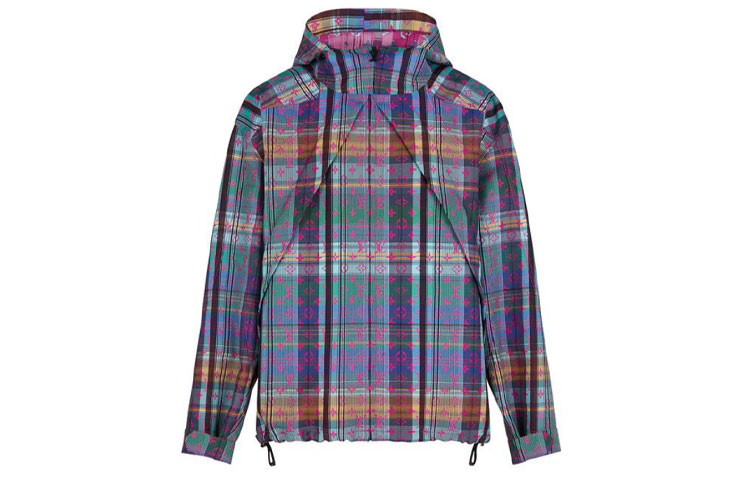 LOUIS VUITTON SS21 Checkered Parka Jacket in Purple 1A8PGN 圖 2