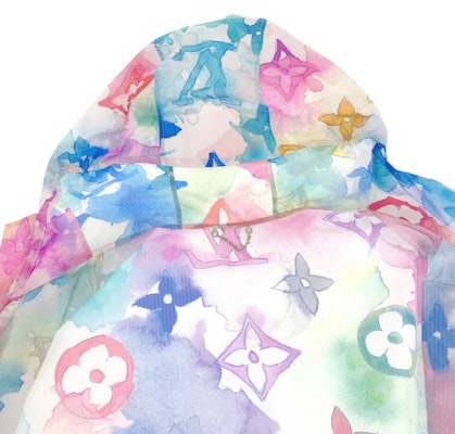 路易威登 SS21 经典墨水印花防风夹克 多色 男款 1A8QZ4 Sizing 路易威登 SS21 经典墨水印花防风夹克 多色 男款 1A8QZ4