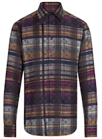 LOUIS VUITTON SS21 Floral Plaid Long Sleeve Shirt 1A8PCC LOUIS VUITTON SS21 Floral Plaid Long Sleeve Shirt 1A8PCC