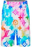 LOUIS VUITTON SS21 Tie-Dye Logo Print Casual Shorts Multicolor Men. 1A8QZD LOUIS VUITTON SS21 Tie-Dye Logo Print Casual Shorts Multicolor Men. 1A8QZD