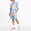 Lookbook 루이비통 SS21 타이다이 로고 프린트 캐주얼 쇼츠 멀티컬러 남성용. 1A8QZD