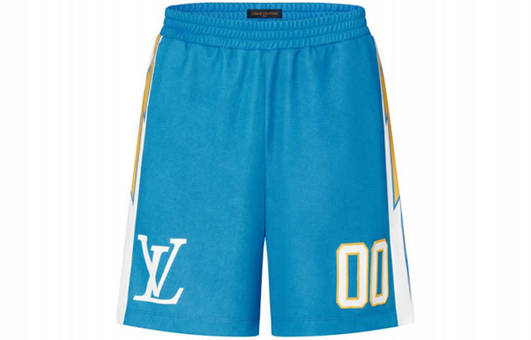 Order 루이비통 SS22 캐주얼 숏츠 레터 로고 프린트 1A9SWK