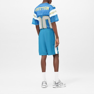 루이비통 SS22 캐주얼 숏츠 레터 로고 프린트 1A9SWK Shop 루이비통 SS22 캐주얼 숏츠 레터 로고 프린트 1A9SWK