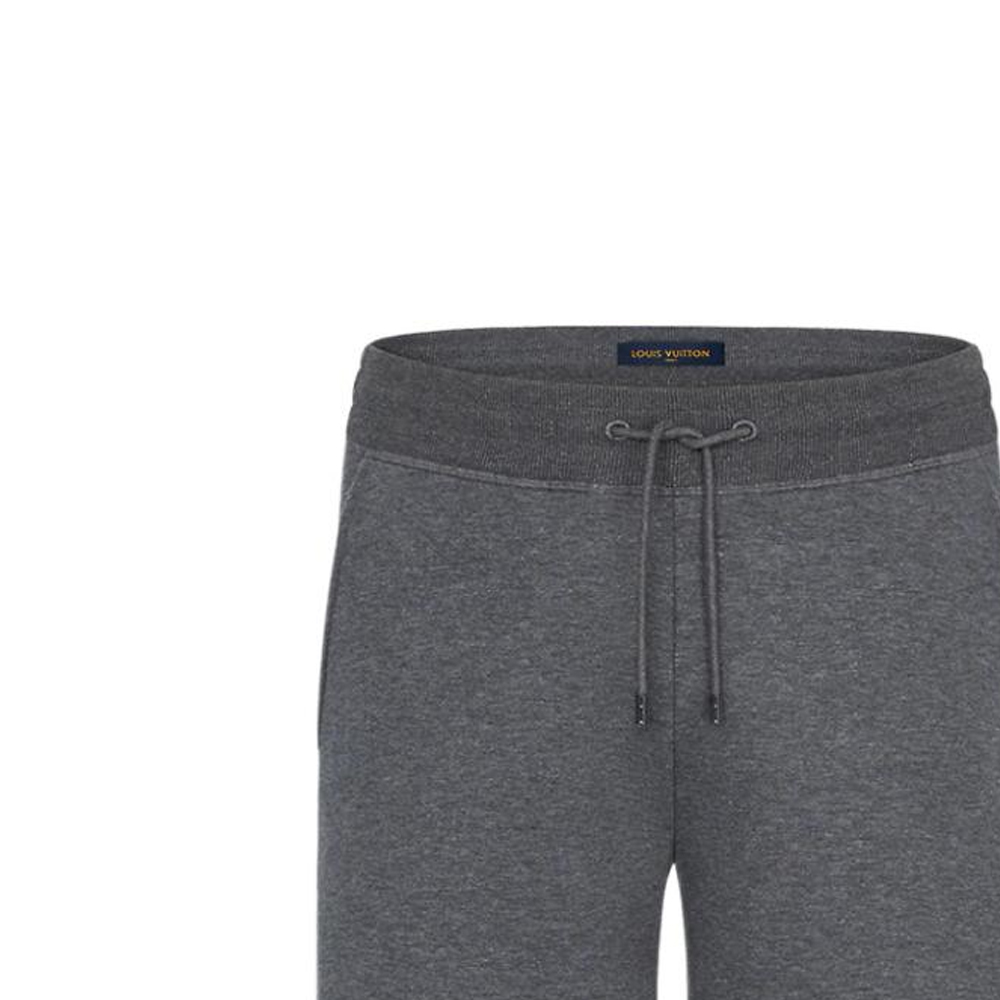 Sizing LOUIS VUITTON SS22 Celana Pendek Reversible Abu-abu dengan Sabuk Kasual. 1A7XNW