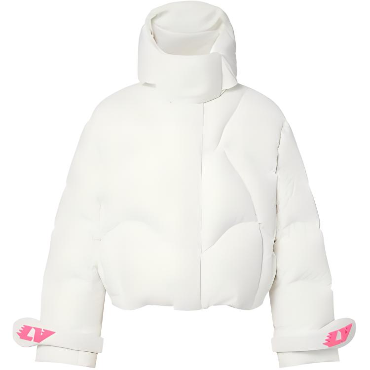 LOUIS VUITTON SS22  White Monogram Puffer Jacket. 1A9UHA