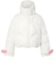 Buy LOUIS VUITTON SS22 White Monogram Puffer Jacket. 1A9UHA