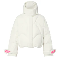 Order LOUIS VUITTON SS22 White Monogram Puffer Jacket. 1A9UHA