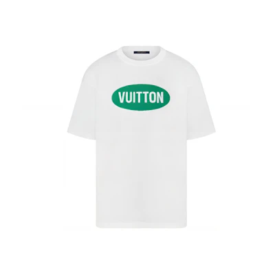 LOUIS VUITTON SS22 White Short-Sleeve T-Shirt with Letter Print Design 1A9V1B