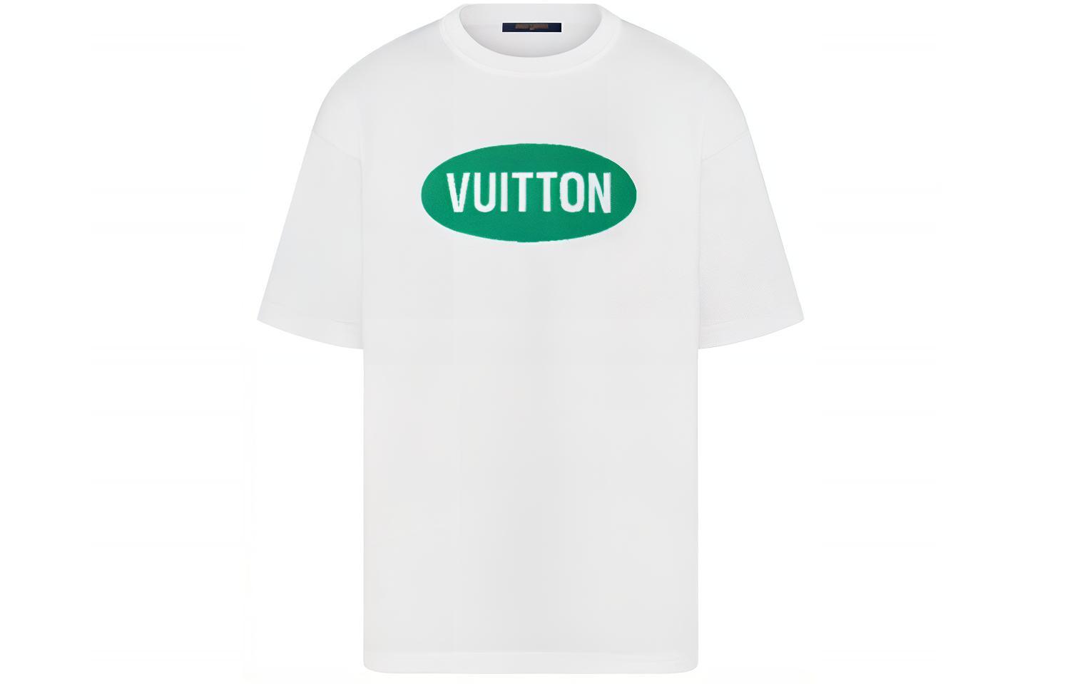 LOUIS VUITTON SS22  White Short-Sleeve T-Shirt with Letter Print Design 1A9V1B 圖 2