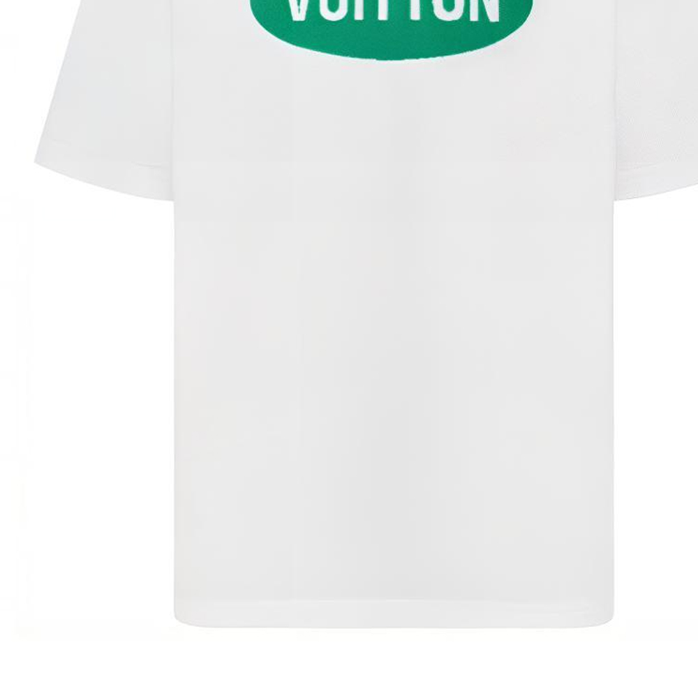 LOUIS VUITTON SS22  White Short-Sleeve T-Shirt with Letter Print Design 1A9V1B 圖 7