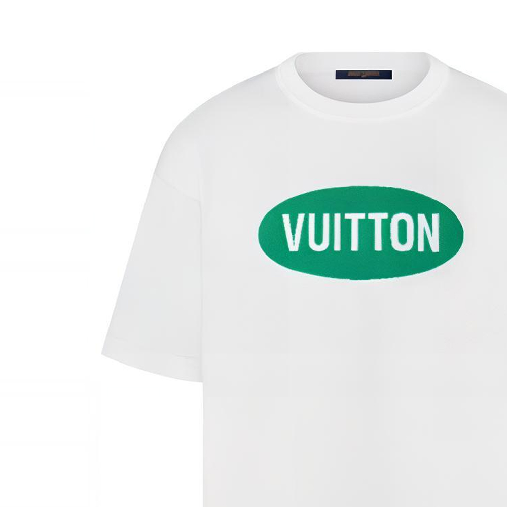LOUIS VUITTON SS22  White Short-Sleeve T-Shirt with Letter Print Design 1A9V1B 圖 8