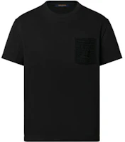 LOUIS VUITTON SS22 Black Crewneck Pullover Short Sleeve T-Shirt for Men. 1AA4TA LOUIS VUITTON SS22 Black Crewneck Pullover Short Sleeve T-Shirt for Men. 1AA4TA