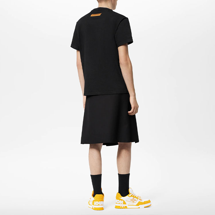 Details for LOUIS VUITTON SS22 男士黑色短袖套頭圓領T恤 1AA4TA