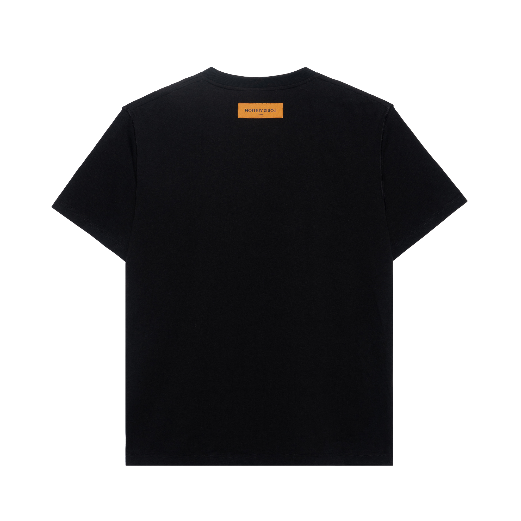 Lookbook LOUIS VUITTON SS22 Black Embroidered Logo Crewneck Short Sleeve  Tee 1AA53Y
