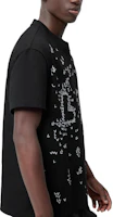 Sizing LOUIS VUITTON 2022春夏黑色刺繡Logo短袖T恤 1AA53Y