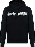LOUIS VUITTON SS22 Black Monogram Logo Print Long Sleeve Hoodie . 1A9SVU LOUIS VUITTON SS22 Black Monogram Logo Print Long Sleeve Hoodie . 1A9SVU