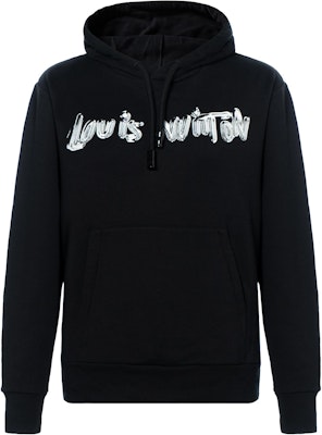 루이비통 SS22 블랙 모노그램 로고 프린트 긴팔 후드티. 1A9SVU Buy 루이비통 SS22 블랙 모노그램 로고 프린트 긴팔 후드티. 1A9SVU