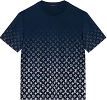 LOUIS VUITTON SS22 Blue Gradient Monogram Short Sleeve T-Shirt for Men. 1A9G6O LOUIS VUITTON SS22 Blue Gradient Monogram Short Sleeve T-Shirt for Men. 1A9G6O