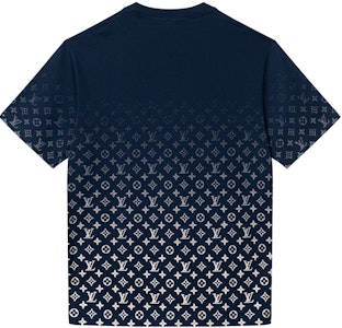 路易威登 SS22 藍色漸層花紋短袖男士T恤 1A9G6O Lookbook 路易威登 SS22 藍色漸層花紋短袖男士T恤 1A9G6O