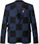Buy LOUIS VUITTON SS22 Checkered Badge Blazer Navy Blue 1A9K1P