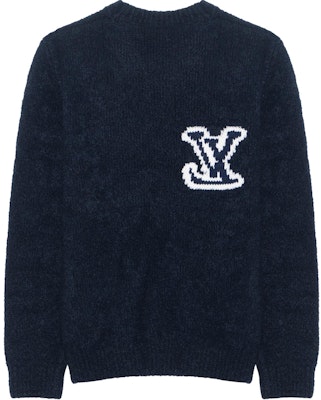 ルイ・ヴィトン SS22 クラシック ネイビー ウール セーター クルーネック. 1A96KK Buy ルイ・ヴィトン SS22 クラシック ネイビー ウール セーター クルーネック. 1A96KK