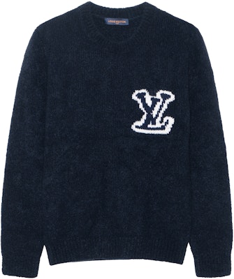 ルイ・ヴィトン SS22 クラシック ネイビー ウール セーター クルーネック. 1A96KK Order ルイ・ヴィトン SS22 クラシック ネイビー ウール セーター クルーネック. 1A96KK