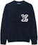 Order ルイ・ヴィトン SS22 クラシック ネイビー ウール セーター クルーネック. 1A96KK