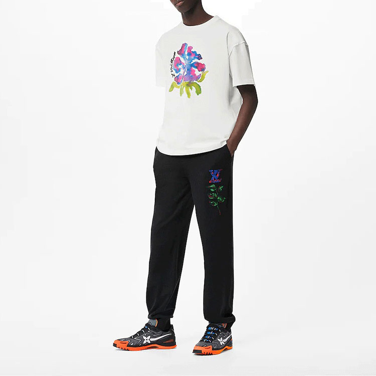 LOUIS VUITTON SS22 Floral Print Crewneck White T-Shirt  Edition 1A9GP3 圖 4
