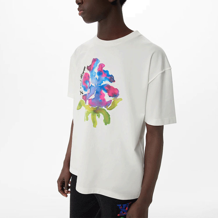 LOUIS VUITTON SS22 Floral Print Crewneck White T-Shirt  Edition 1A9GP3 圖 6
