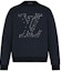 Order LOUIS VUITTON SS22 Gold Mine Logo Crewneck Sweatshirt Navy Unisex. 1A96KV