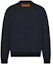 Lookbook LOUIS VUITTON SS22 Gold Mine Logo Crewneck Sweatshirt Navy Unisex. 1A96KV