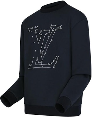LOUIS VUITTON SS22 Gold Mine Logo Crewneck Sweatshirt Navy Unisex. 1A96KV Shop LOUIS VUITTON SS22 Gold Mine Logo Crewneck Sweatshirt Navy Unisex. 1A96KV